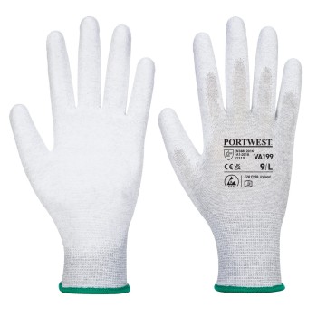 Automatové antistatické PU rukavice