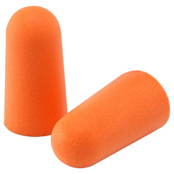 Štuple do uší, oranžové, zabalené v pároch
