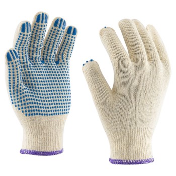Textilné bodkované rukavice