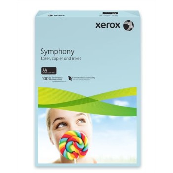 Papier à copier, couleur, A4, 80 g, XEROX "Symphony", bleu (moyen)
