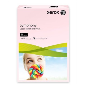 Papier à copier, couleur, A4, 80 g, XEROX "Symphony", rose (pastel)