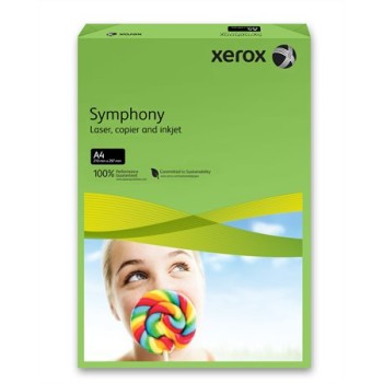 Papier copie, couleur, A4, 80 g, XEROX "Symphony", vert foncé (intensif)