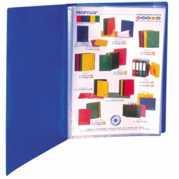 Chemise de présentation, 40 pochettes, A4, VIQUEL "Essentiel", bleu