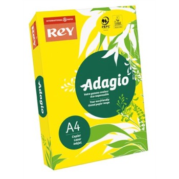 Papier à copier, couleur, A4, 80 g, REY "Adagio", jaune intensif