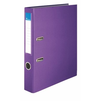 Chemise à dossier, 50 mm, A4, PP/carton, VICTORIA OFFICE, "Basic", violet