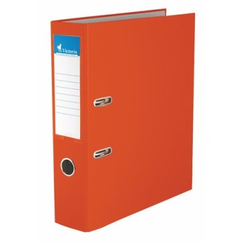 Organiseur de documents, 75 mm, A4, PP/carton, VICTORIA OFFICE, "Basic", orange
