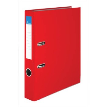 Chemise à dossier, 50 mm, A4, PP/carton, avec protection des bords, VICTORIA OFFICE, "Basic", rouge