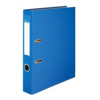 Chemise à dossier, 50 mm, A4, PP/carton, avec protection des bords, VICTORIA OFFICE, "Basic", bleu