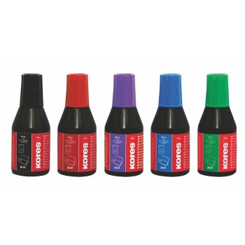 Encre pour tampon, 28 ml, KORES, rouge