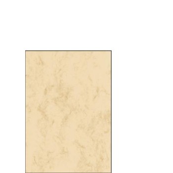 Papier préimprimé, recto-verso, A5, 90 g, SIGEL, beige, marbré