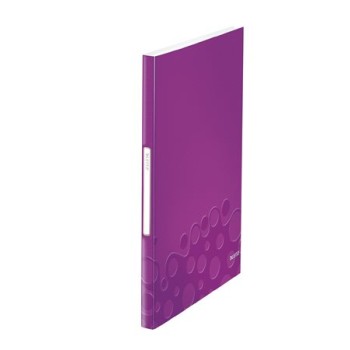 Chemise de présentation, 40 pochettes, A4, LEITZ "Wow", violet