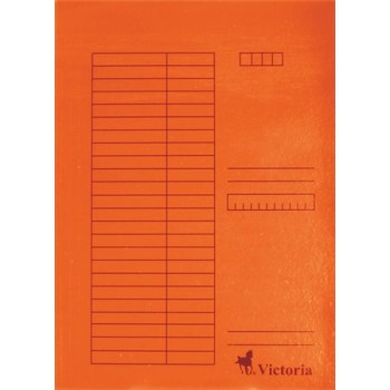 Trombone, carton, A4, VICTORIA OFFICE, orange
